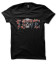 Tee Shirt Love Skull Flower