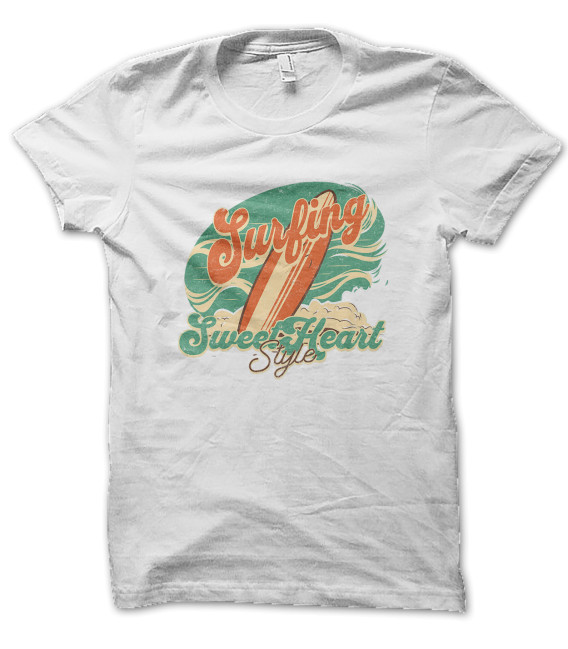 Tee Shirt Surfing SweetHeart Style