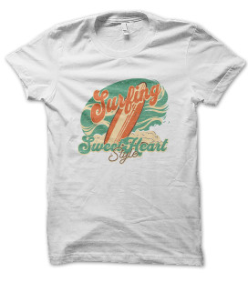 Tee Shirt Surfing SweetHeart Style