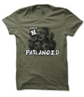 Tee Shirt Paranoid, Spider and Grenade