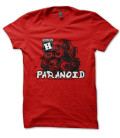 Tee Shirt Paranoid, Spider and Grenade