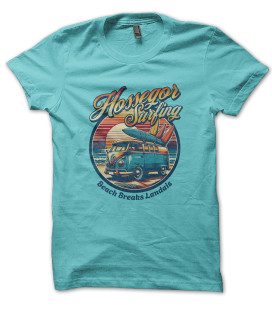 Tee Shirt Hossegor Breaks Landais, French Surfer
