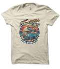 Tee Shirt Hossegor Breaks Landais, French Surfer
