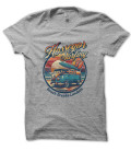 Tee Shirt Hossegor Breaks Landais, French Surfer