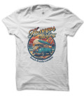 Tee Shirt Hossegor Breaks Landais, French Surfer