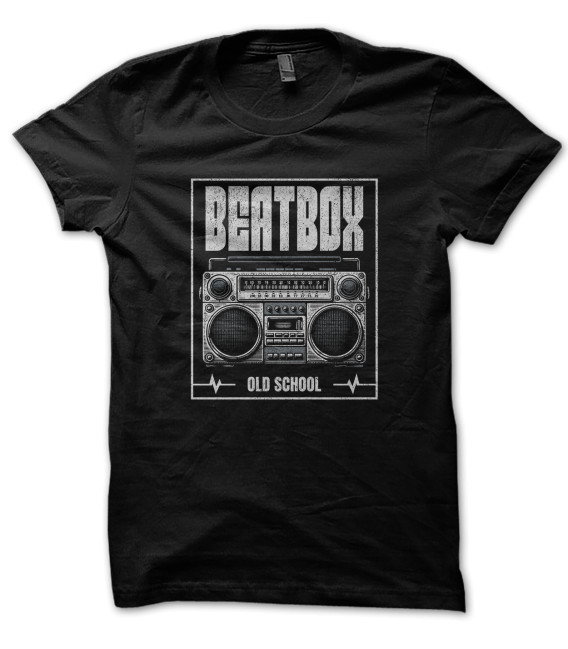 Tee Shirt BeatBox Oldschool , Vintage Music