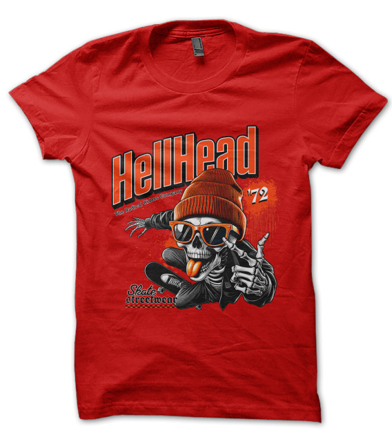 Tee Shirt HellHead Skate Street Wear