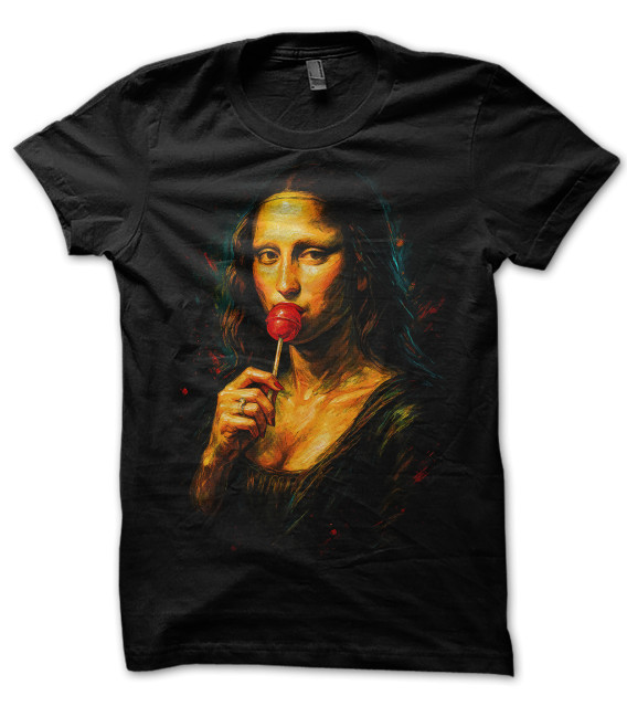 Tee Shirt Mona Lisa la Joconde Sucette Sexy