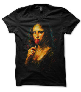Tee Shirt Mona Lisa la Joconde Sucette Sexy