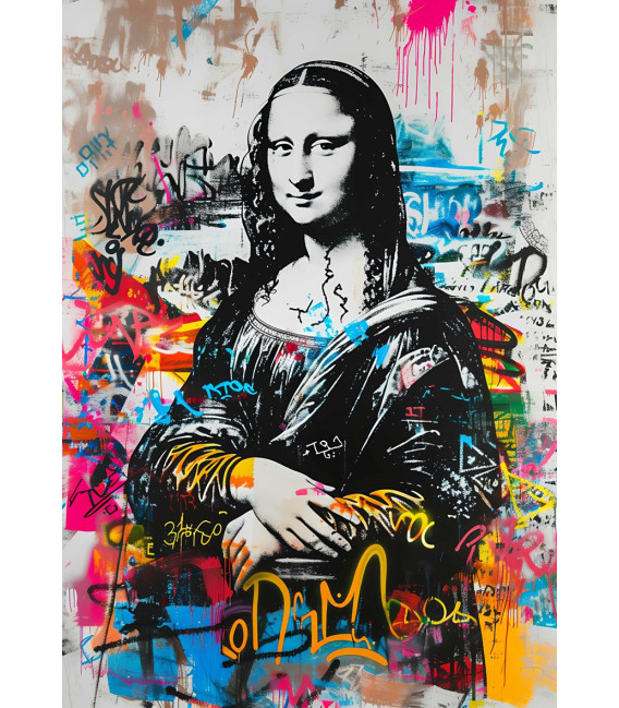 Poster Pop Art Mona Lisa la Joconde