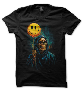 Tee Shirt Smile Reaper Skull