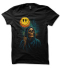Tee Shirt Smile Reaper Skull
