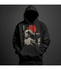 Sweat Shirt Japan Cat on Wave Bruh