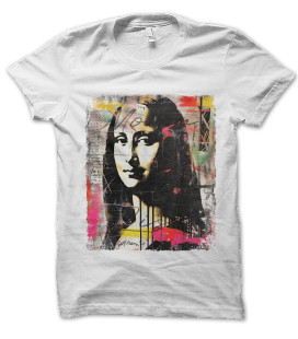 Tee Shirt Pop Art Graffiti Art Mona Lisa la Joconde