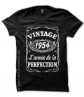 T-shirts 1954 Anniversaire style Whisky
