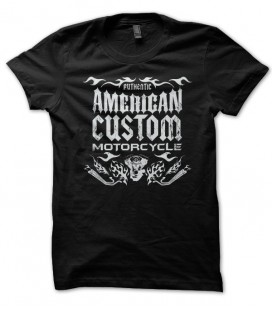 T-shirt Authentic American Custom Motorcycle