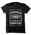 T-shirts 1965 Anniversaire style Whisky