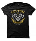 T-shirt Custom Classics, Built tough Motorbike