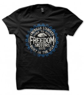 T-shirt Freedom Motors, Built in USA