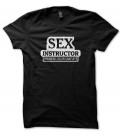 T-shirt Sex Instructor, première leçon gratuite