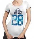 T-shirt Femme Giant Waves, Pacific Riders Surf
