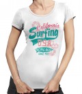 T-shirt Femme California Surfing USA