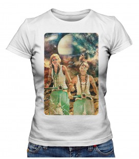 T-shirt Femme Galactic Cruise in Vespa