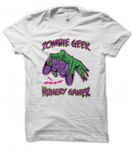 T-shirt Zombie GeeK, Hungry Gamer