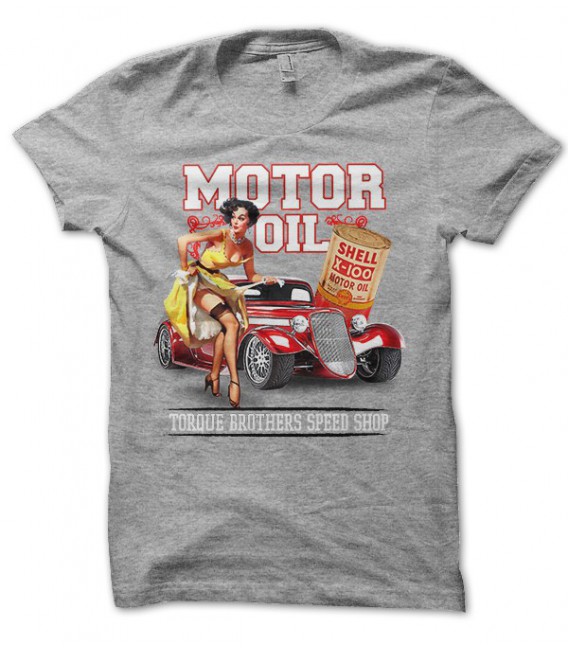 Motor Oil Torque Speed shop Pin Up Sexy