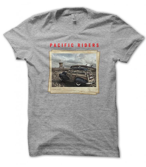 T-shirt Pacific Riders Old Vans Surfing