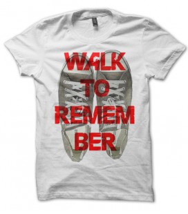 T-shirt Walk to remember, en basket...