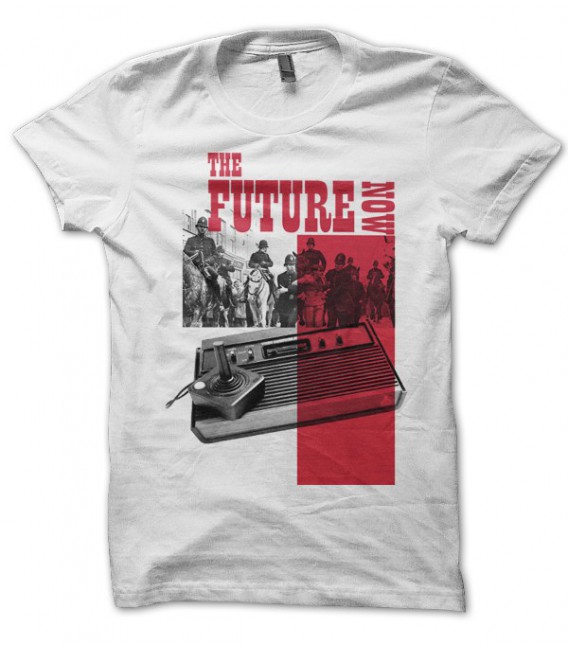 T-shirt The futur is Now, Vintage console Jeux Vidéo