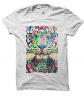 T-shirt Tigre Light, psychédélique Arts