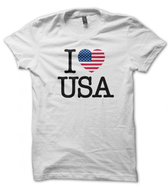 T-shirt I Love USA