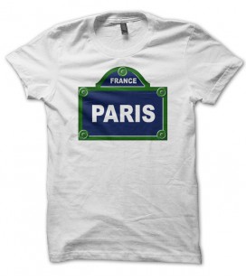 T-shirt panneau arondissement de Paris, France