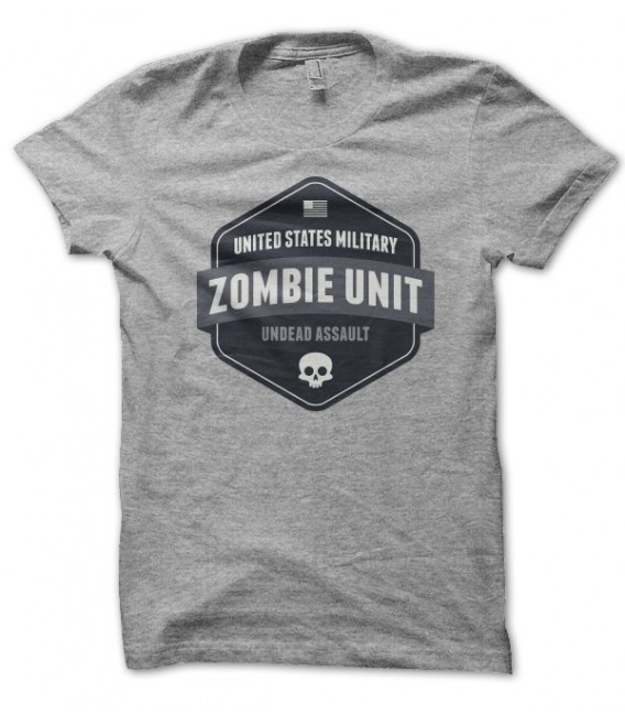 T-shirt United States Military, Zombies Unit