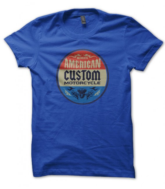 T-shirt American Custom Motorcycle USA