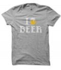 T-shirt I Love Beer ( J'adore la bière..)
