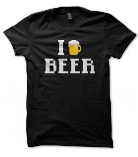 T-shirt I Love Beer ( J'adore la bière..)