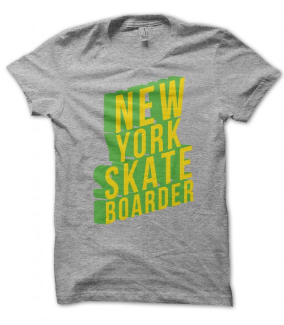 T-shirt New York Skate Boarder