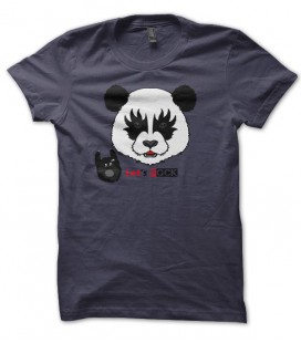 T-shirt Let's Rock Panda