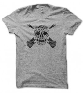 T-shirt Skull Rock and Guitares