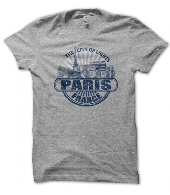 T-shirt Paris, city of lights