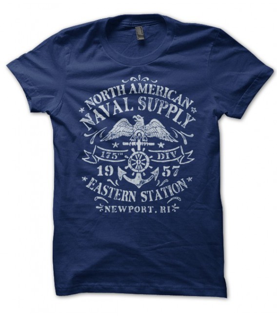 T-shirt Vintage North American Naval Supply