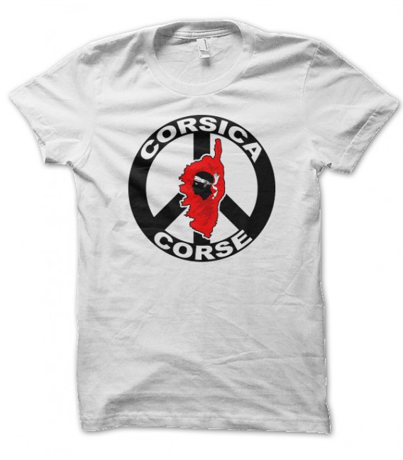 T-shirt Peace Corsica