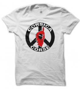 T-shirt Peace Corsica