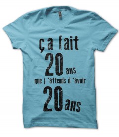 Tee-Shirt Anniversaire 20 ans Homme