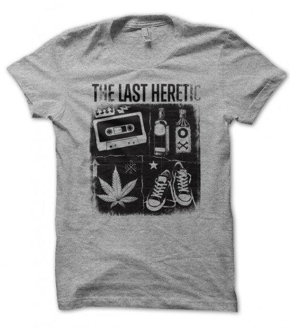 T-shirt The Last Heretic, K7, Basket, Alcool & Weed....