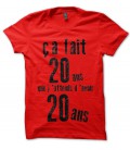 T-shirt Anniversaire "ça fait 20ans que j'attends d'avoir 20 ans..."