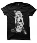 T-shirt Rock 'n Roll, The Girl with a guitare